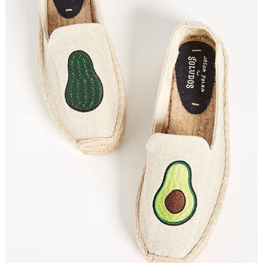 Soludos Avacado Espadrilles Platforms